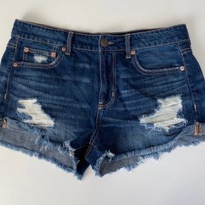 American Eagle Tomgirl Shortie Jean Shorts